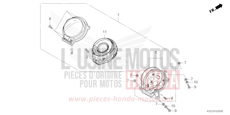 MESSGERAET von C125A PEARL NEBULA RED (R376) von 2019