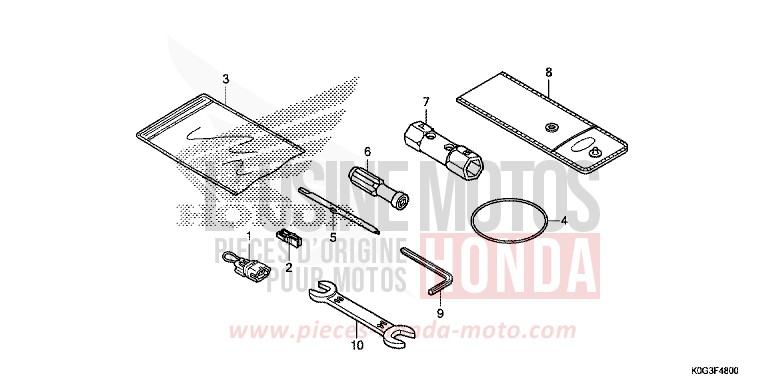 WERKZEUG von C125A PEARL NEBULA RED (R376) von 2019