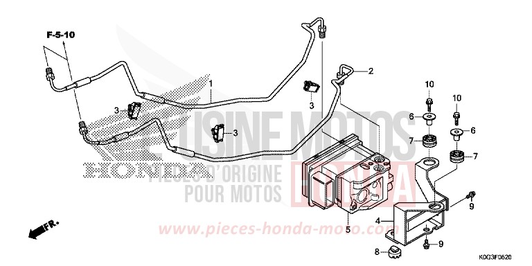 ABS-MODULATOR von C125A PEARL NILTAVA BLUE (PB415) von 2019