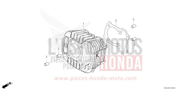 ZYLINDER von C125A PEARL NEBULA RED (R376) von 2022
