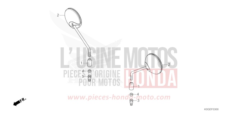 SPIEGEL von C125A PEARL NEBULA RED (R376) von 2022