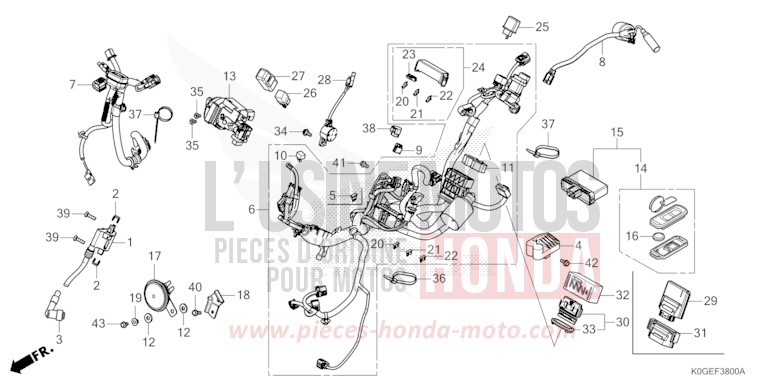 KABELBAUM von C125A PEARL NEBULA RED (R376) von 2022