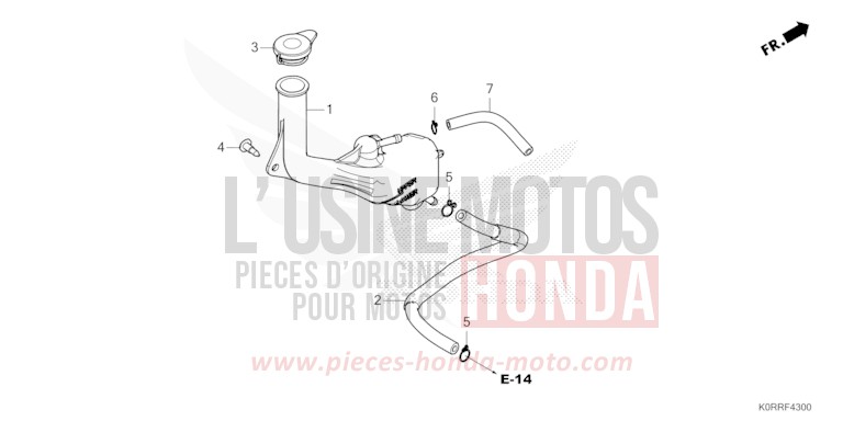 RESERVETANK von SH125 MAT PEARL PACIFIC BLUE (PB397) von 2024