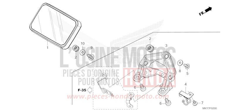 MESSGERAET von CB650R MAT GUNPOWDER BLACK METALLIC (NH436) von 2026