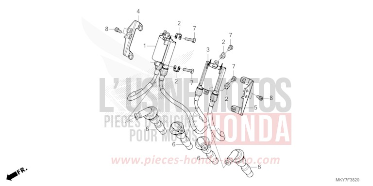 ZUENDSPULE von CB650R GRAND PRIX RED (R380) von 2026