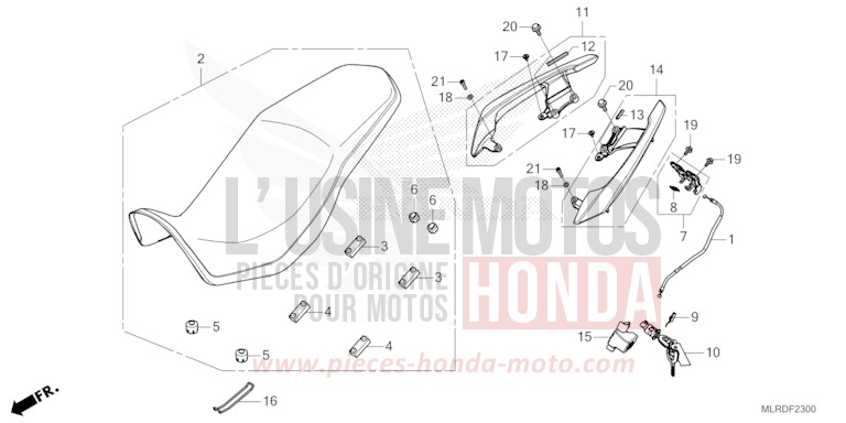 SITZ von NX500 PEARL HORIZON WHITE (NHB61) von 2024