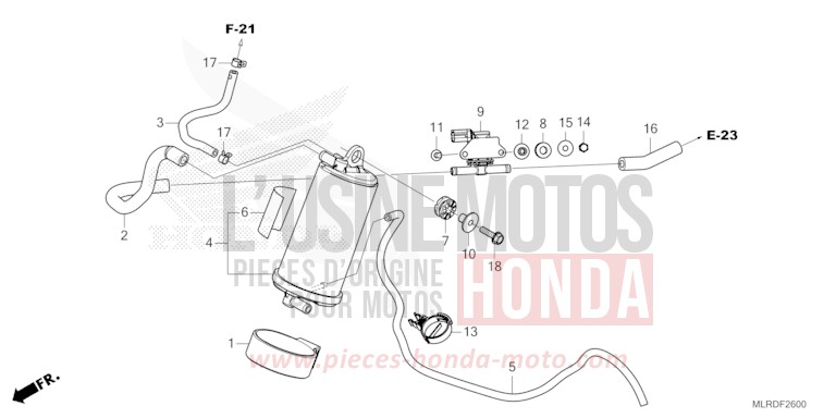 AKTIVKOHLEBEHAELTER von NX500 PEARL HORIZON WHITE (NHB61) von 2024