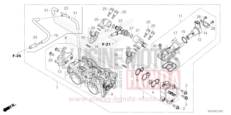 DROSSELKLAPPENGEHAEUSE von NX500 PEARL HORIZON WHITE (NHB61) von 2025