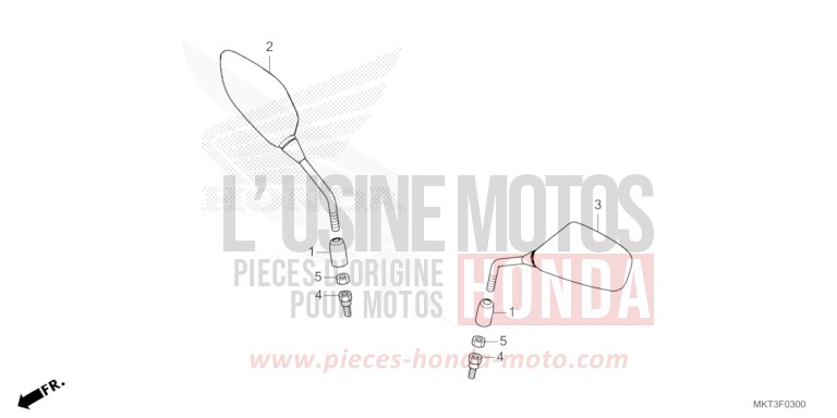 SPIEGEL von X-ADV PEARL DEEP MUD GRAY (NHC47) von 2021