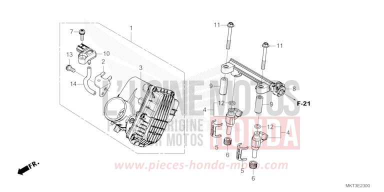 DROSSELKLAPPENGEHAEUSE von X-ADV GRAND PRIX RED (R380) von 2021
