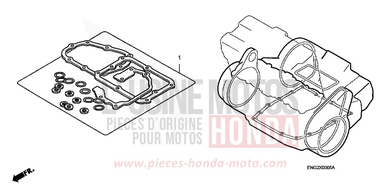 TROUSSE DE JOINT B von Hornet PEARL ACID YELLOW (Y205) von 2010