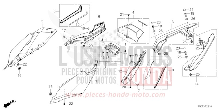 WINDLAUF, HINTEN von X-ADV GRAPHITE BLACK (NHB01) von 2021