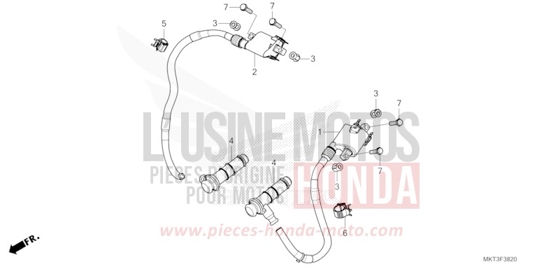 ZUENDSPULE von X-ADV MAT BETA SILVER METALLIC (NHC08) von 2021