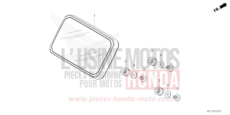 MESSGERAET von CB1000GT GRAND PRIX RED (R380) von 2026