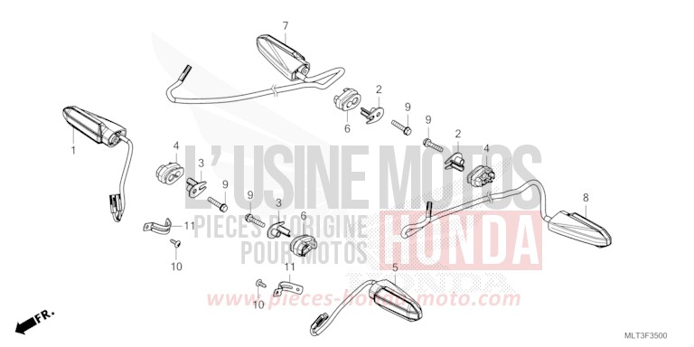 BLINKER von CB1000GT GRAND PRIX RED (R380) von 2026