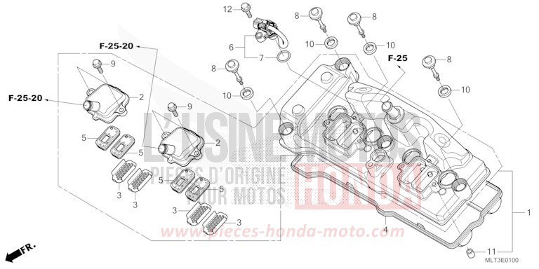 ZYLINDERKOPFDECKEL von CB1000GT GRAPHITE BLACK (NHB01) von 2026