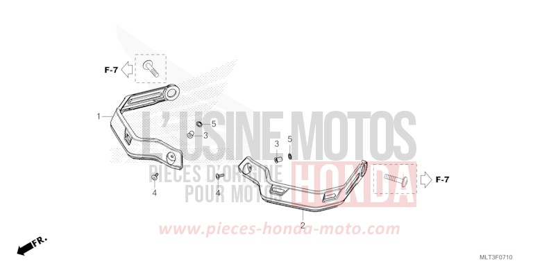 KNOECHELSCHUTZ von CB1000GT GRAPHITE BLACK (NHB01) von 2026