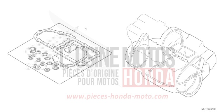 DICHTUNG SATZ B von CB1000GT PEARL DEEP MUD GRAY (NHC47) von 2026