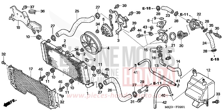 KUEHLER (CB1300A/SA) von CB1300 PEARL HERON BLUE (PB332) von 2005