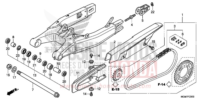 SCHWINGE von Hornet MAT CYNOS GRAY METALLIC (NH312) von 2013