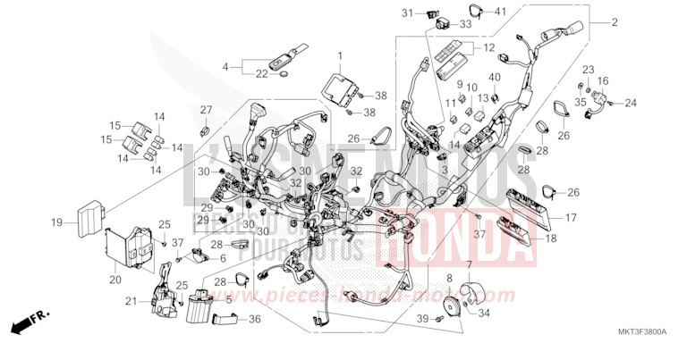 KABELBAUM von X-ADV GRAND PRIX RED (R380) von 2022