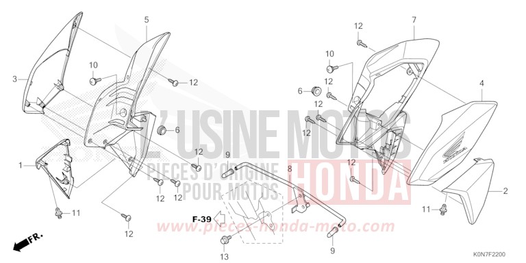 RADKRANZ von CBF125 BLACK (NH1) von 2021