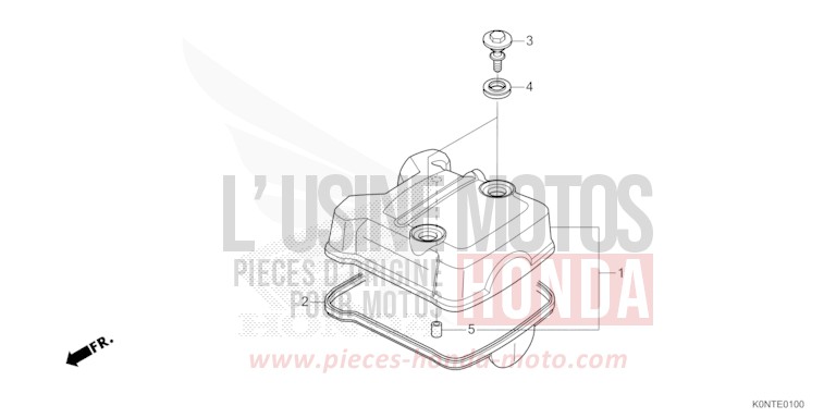ZYLINDERKOPFDECKEL von CBF125MEF IMPERIAL RED METALLIC (R355) von 2026