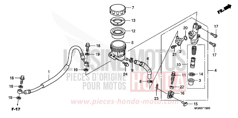 RESERVOIR A CARBURANT (CBF600S/SA) von CBF600S DRAGON GREEN METALLIC (GY139) von 2010