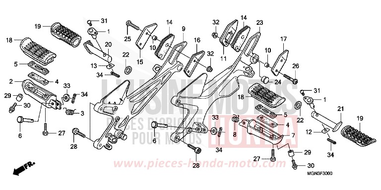 STUFE von CBF600S DRAGON GREEN METALLIC (GY139) von 2010