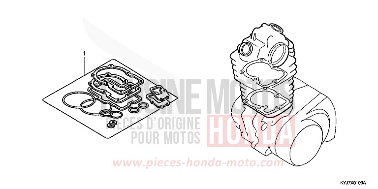 DICHTUNG SATZ A von CBR250R BLACK (NH1) von 2013