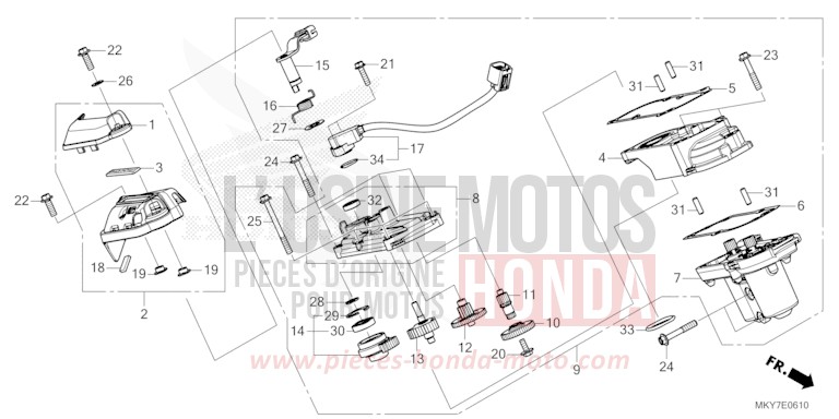 KUPPLUNGSBETAETIGER von CBR650R GRAND PRIX RED (R380) von 2026