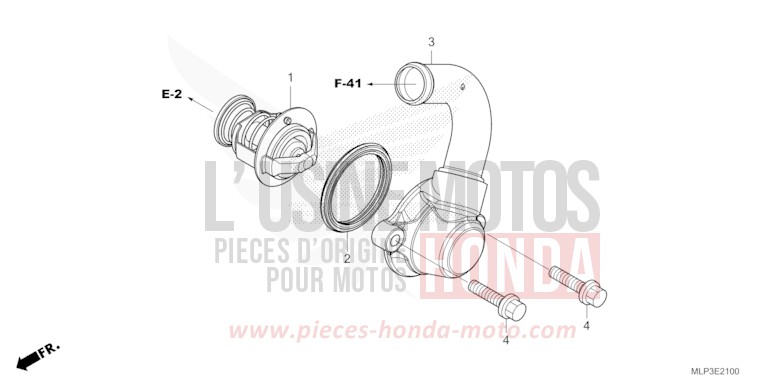 THERMOSTAT von CL500 CANDY CARIBBEAN BLUE SEA (B189) von 2023