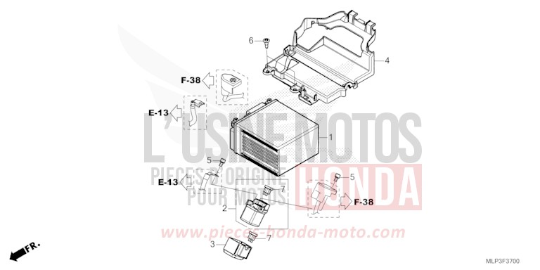 BATTERIE von CL500 MAT LAUREL GREEN METALLIC (G207) von 2023