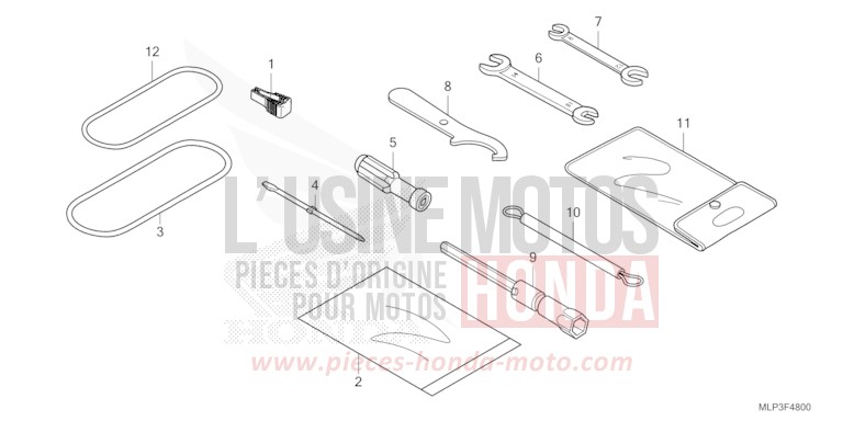 WERKZEUG von CL500 MAT FRESCO BROWN (Y215) von 2025