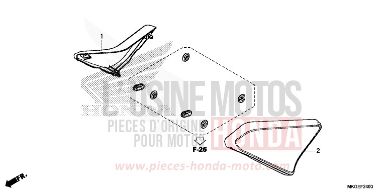 SEITENABDECKUNG von REBEL TITANIUM METALLIC (YR183) von 2023