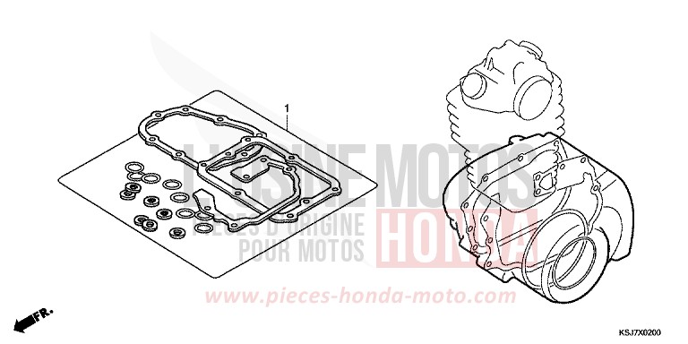 DICHTUNG SATZ B von CRF100F EXTREME RED (R292) von 2012