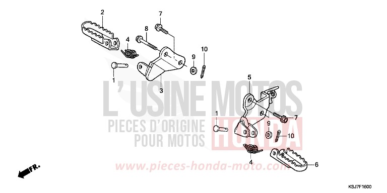 STUFE von CRF100F EXTREME RED (R292) von 2012