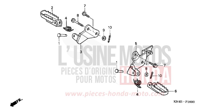 STUFE von CRF100F EXTREME RED (R292) von 2006