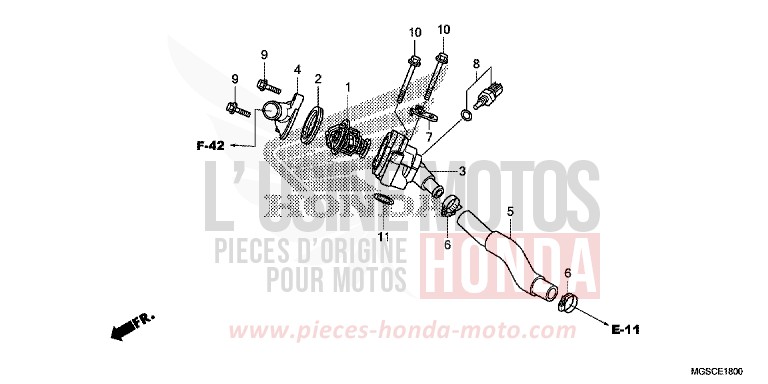 THERMOSTAT von Integra PEARL COSMIC BLACK (NHA64) von 2012