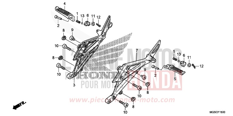 STUFE von Integra PEARL SUNBEAM WHITE (NHA66) von 2012