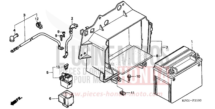 BATTERIE von Foresight PEARL SIERRA GREEN (G156) von 2000