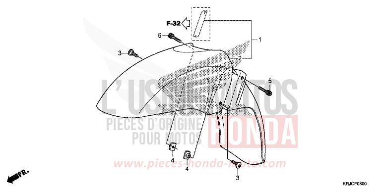KOTFLUEGEL, VORNE von S-Wing PEARL COOL WHITE (NHA16) von 2012