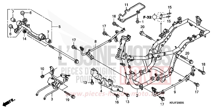 RAHMENKOERPER (FES1253-5) (FES1503-5) von Pantheon FORCE SILVER METALLIC (NH411) von 2003