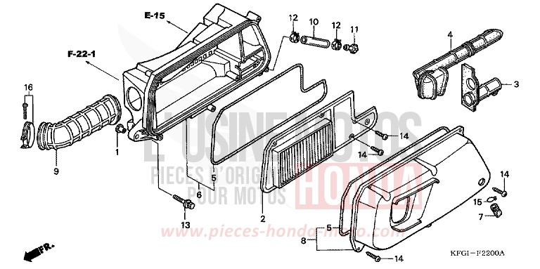 LUFTFILTER von Foresight CYCLON BLUE METALLIC (PB221) von 2002