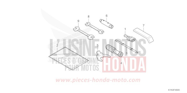 WERKZEUG von FSH125 MAT TECHNO SILVER METALLIC (NHB18) von 2021