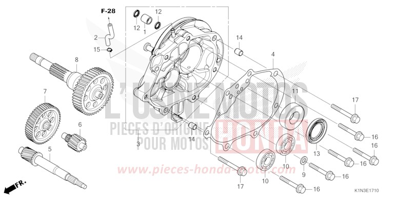 GETRIEBE von FSH125 PEARL JASMINE WHITE (NHB35) von 2021