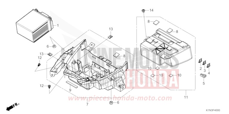 BATTERIE von FSH125 CANDY LUSTER RED (R368) von 2024