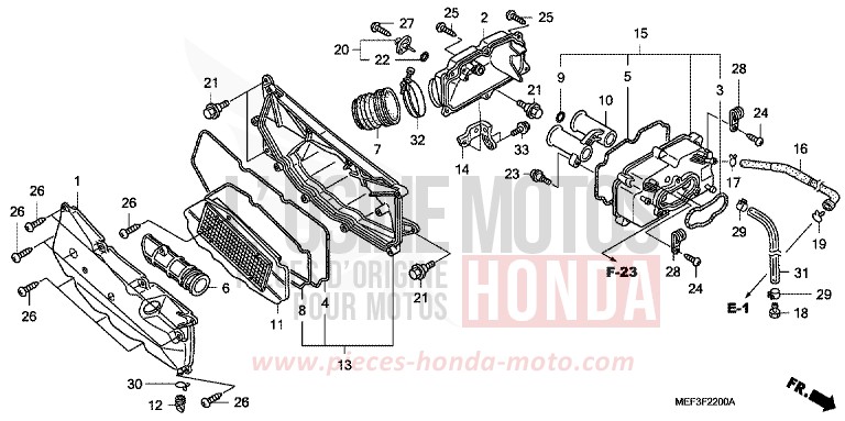 LUFTFILTER von SW-T400 SEAL SILVER METALLIC (NHA14) von 2008