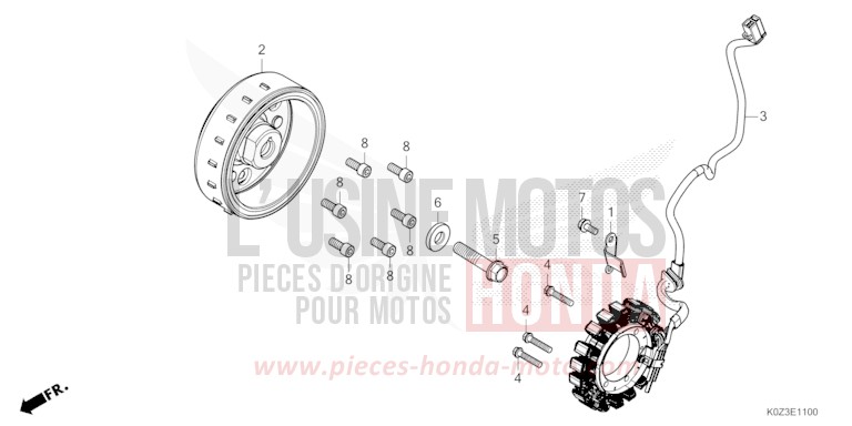 GENERATOR von GB350S PUCO BLUE (B187) von 2025