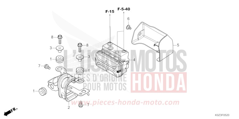 ABS-MODULATOR von GB350S PUCO BLUE (B187) von 2025